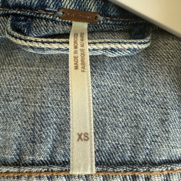 Free People Denim Jacket, Size XS - Picture 3 of 3